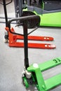 Pallet jacks Royalty Free Stock Photo