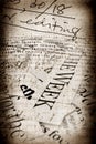 New paper headlines Royalty Free Stock Photo
