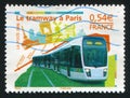 New Paris tramway Royalty Free Stock Photo