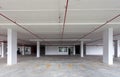 New Parking garage interior, industrial building,Empty underground. Royalty Free Stock Photo