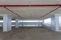 New Parking garage interior, industrial building,Empty underground parking background Royalty Free Stock Photo