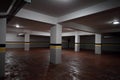 New Parking garage interior, industrial building, Royalty Free Stock Photo