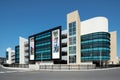 New parking structure at a shopping mall Royalty Free Stock Photo