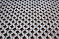 New permeable concrete block tiles as background Royalty Free Stock Photo