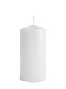 New pillar wax candle Royalty Free Stock Photo