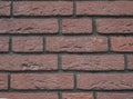 New pink red brick wall - texture background Royalty Free Stock Photo
