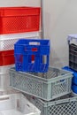 New Plastic Crates Royalty Free Stock Photo
