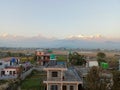 New pokhara airport with mountain view Annapurna Himalayan