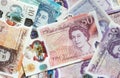 New UK Polymer Bank of England Notes Royalty Free Stock Photo