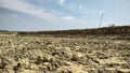 A new pond dogged by people in the countryside of the north-eastern india