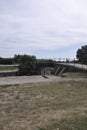 New Pont near Pont Van Gogh of the Langlois Bridge from d` Arles de Fos Royalty Free Stock Photo