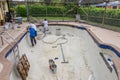 New pool tile border pool remodel