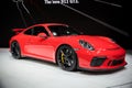 New 2018 Porsche 911 GT3 sportscar Royalty Free Stock Photo