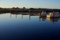 New Port Marina Reflections Royalty Free Stock Photo