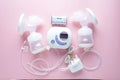 New portable breast pump Royalty Free Stock Photo