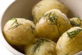 New Potato With Butter And Dill Royalty Free Stock Photo