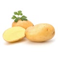 New potato and green parsley Royalty Free Stock Photo