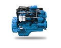 New Powerful Diesel Car Engine Isolated