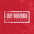 New produce vintage abstract grunge red Royalty Free Stock Photo