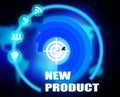 New product concept plan graphic Royalty Free Stock Photo