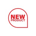 New product label badge sticker icon set. Royalty Free Stock Photo