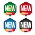 New Product label set badge