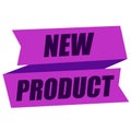 New product label tag sign. Vector Royalty Free Stock Photo