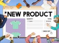 New Product Launch Promotion Marketing Services Concept