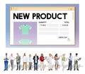 New Product Launch Promotion Marketing Services Concept