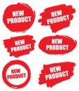 New product rubber stamp vector illustration Royalty Free Stock Photo