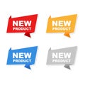 New product, sticker icon. Vector illustration Royalty Free Stock Photo