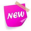 New product vector sticker Royalty Free Stock Photo