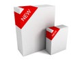 New product white box Royalty Free Stock Photo