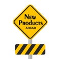 New Products Ahead Sign Royalty Free Stock Photo