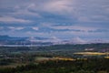 The new Queensferry Crossing bridge over the Firth of Forth and dramatic cloudy sky Royalty Free Stock Photo