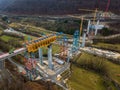 New railway bridge construction - Stuttgart 21, Aichelberg