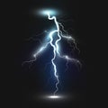 New realistic lightning icon