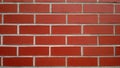New red brick wall for background or texture Royalty Free Stock Photo