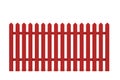 New red fence Royalty Free Stock Photo