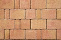 New red paving stones Royalty Free Stock Photo