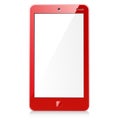 New red smartphone Royalty Free Stock Photo