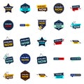 New Release Available Now 25 Vibrant Vector Banners for All Your Design Needs Royalty Free Stock Photo