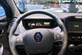 New Renault Zoe electric car shown at the 89th Geneva International Motor Show. Geneva, Switzerland - March 5, 2019