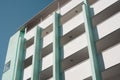 New residential apartment building with large balconies Royalty Free Stock Photo