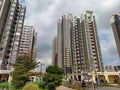 New residential building in xindian town, srgb image