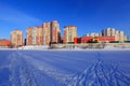 New residential buildings. Balashikha, Moscow region, Russia. Royalty Free Stock Photo