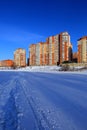 New residential buildings. Balashikha, Moscow region, Russia. Royalty Free Stock Photo