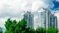 New residential buildings-towers in Samara