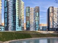 New Residential Complex in Moscow Royalty Free Stock Photo