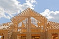 New residential construction home framing